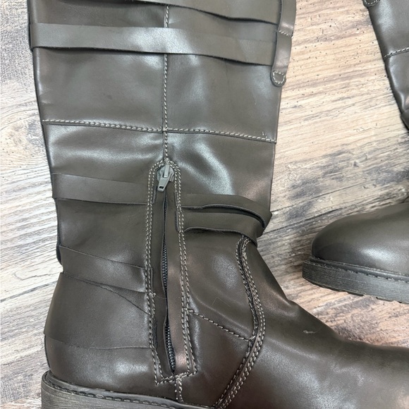 Torrid Black Over the Knee Buckle Boots - Picture 5 of 10